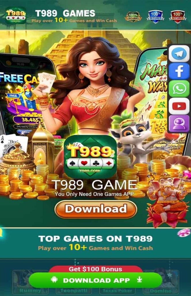 T989 Game (Yono) Official APK | Discover New Simple Play | Get-₹91 Direct Bonus
